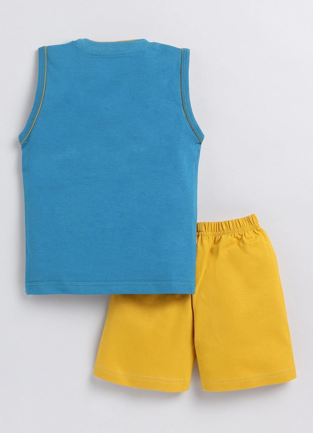 Mars Infiniti Boys Casual T-shirt Shorts (Mustard_Blue_Wine)