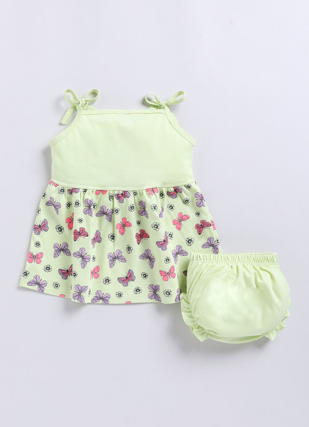 Mars Infiniti Baby Girls Casual Dress Panty (Light Green)