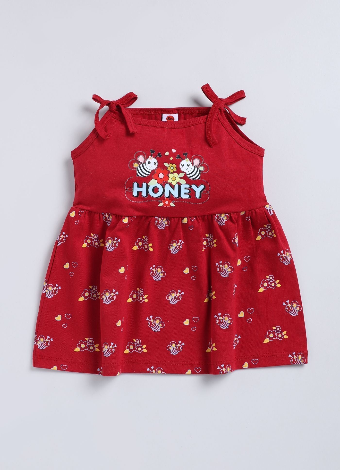 Mars Infiniti Baby Girls Casual Dress Panty (Deep Red)