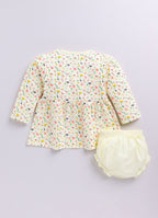 Mars Infiniti Baby Girls Casual Dress Panty (Light Yellow)
