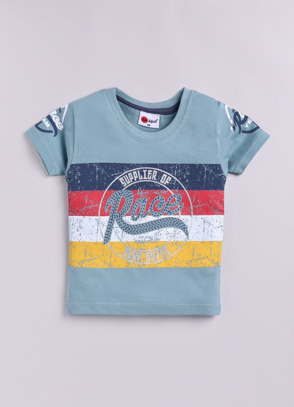 Mars Infiniti Boys Casual T-shirt Shorts (Sea Green)