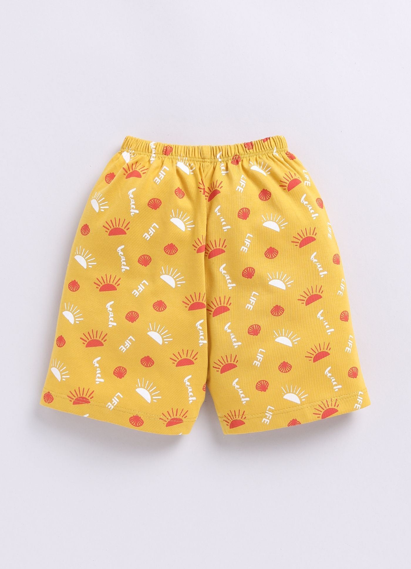 Mars Infiniti Baby Boys & Baby Girls Casual Vest Shorts (Yellow)