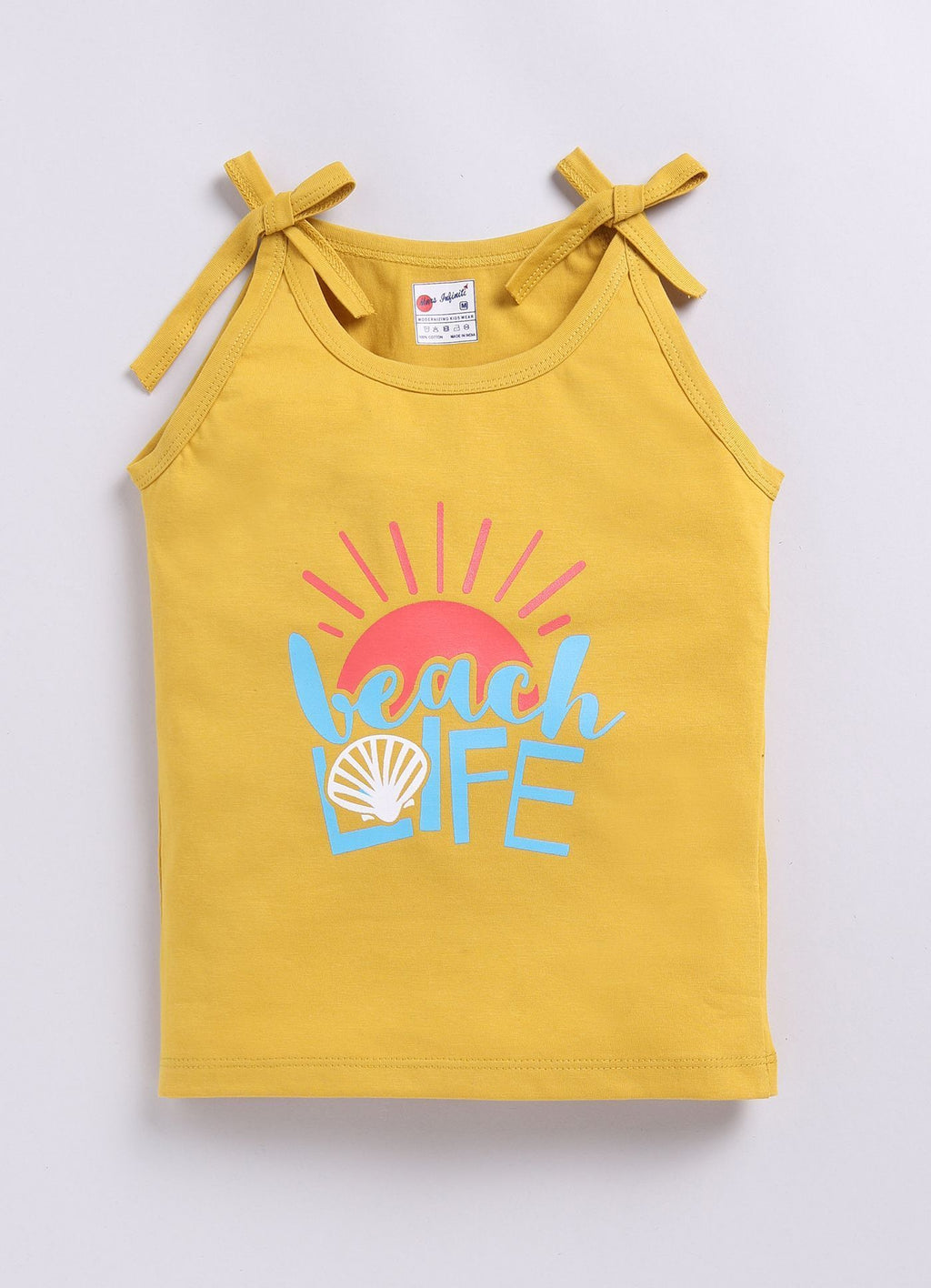 Mars Infiniti Baby Boys & Baby Girls Casual Vest Shorts (Yellow)