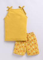 Mars Infiniti Baby Boys & Baby Girls Casual Vest Shorts (Yellow)