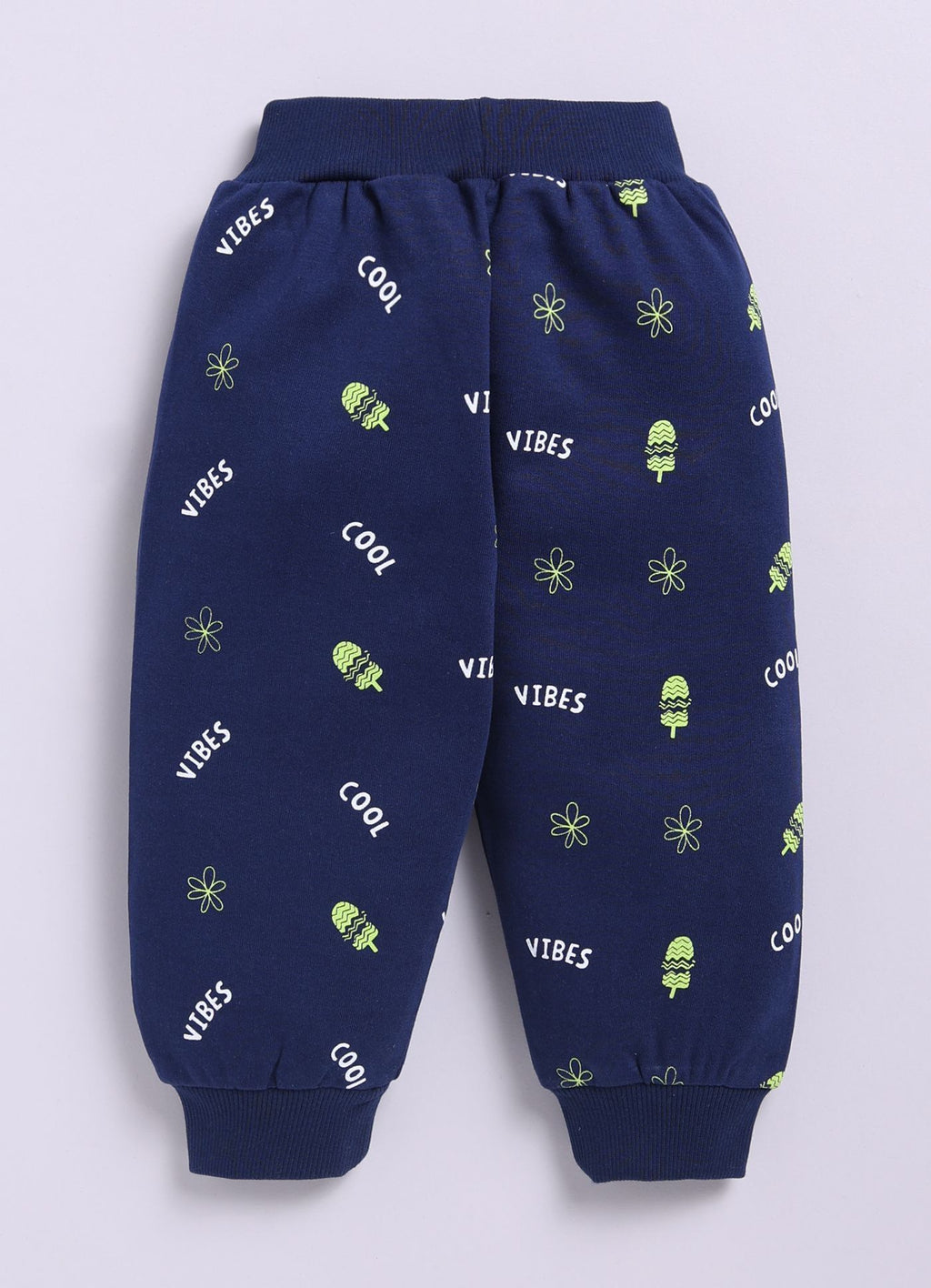 Mars Infiniti Boys & Girls Casual Sweatshirt Track Pants (Light Green, Deep Blue)