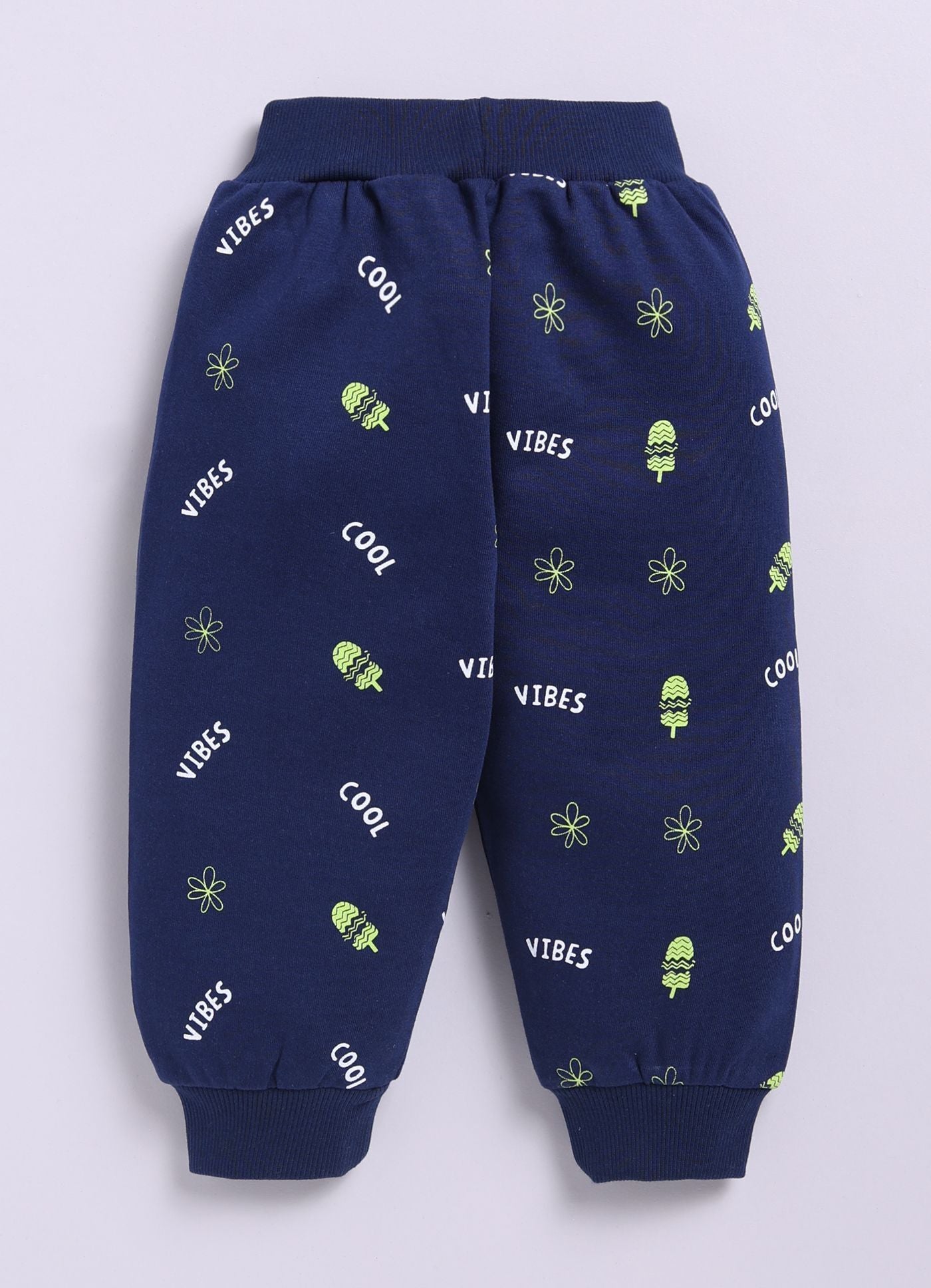 Mars Infiniti Boys & Girls Casual Sweatshirt Track Pants (Light Green, Deep Blue)