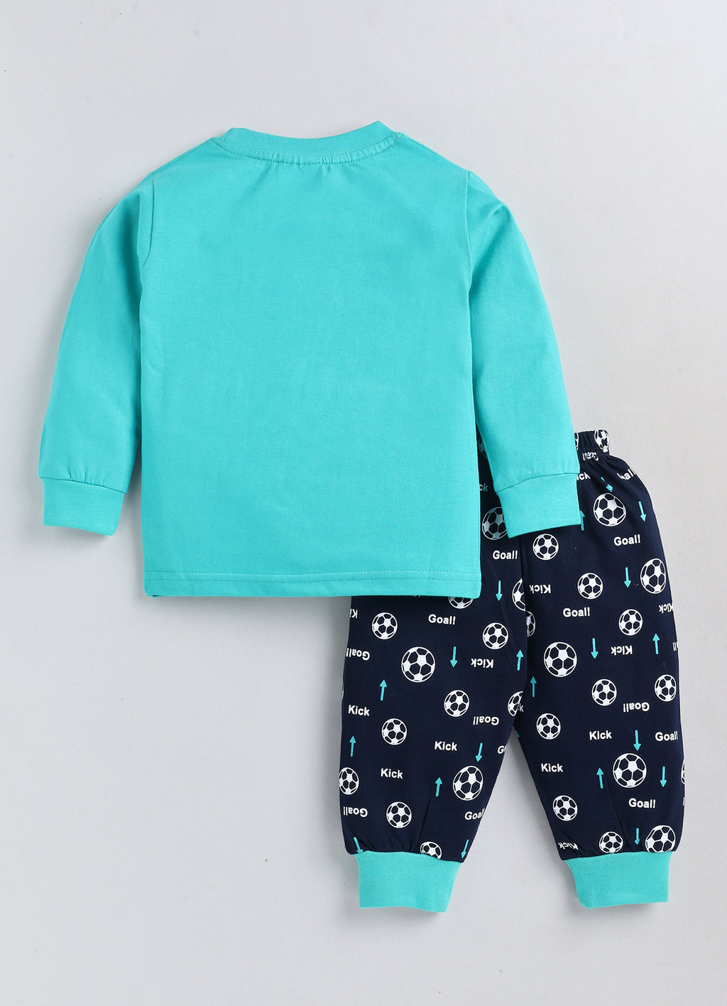Mars Infiniti Boys Casual T-shirt Track Pants (Sea Green)