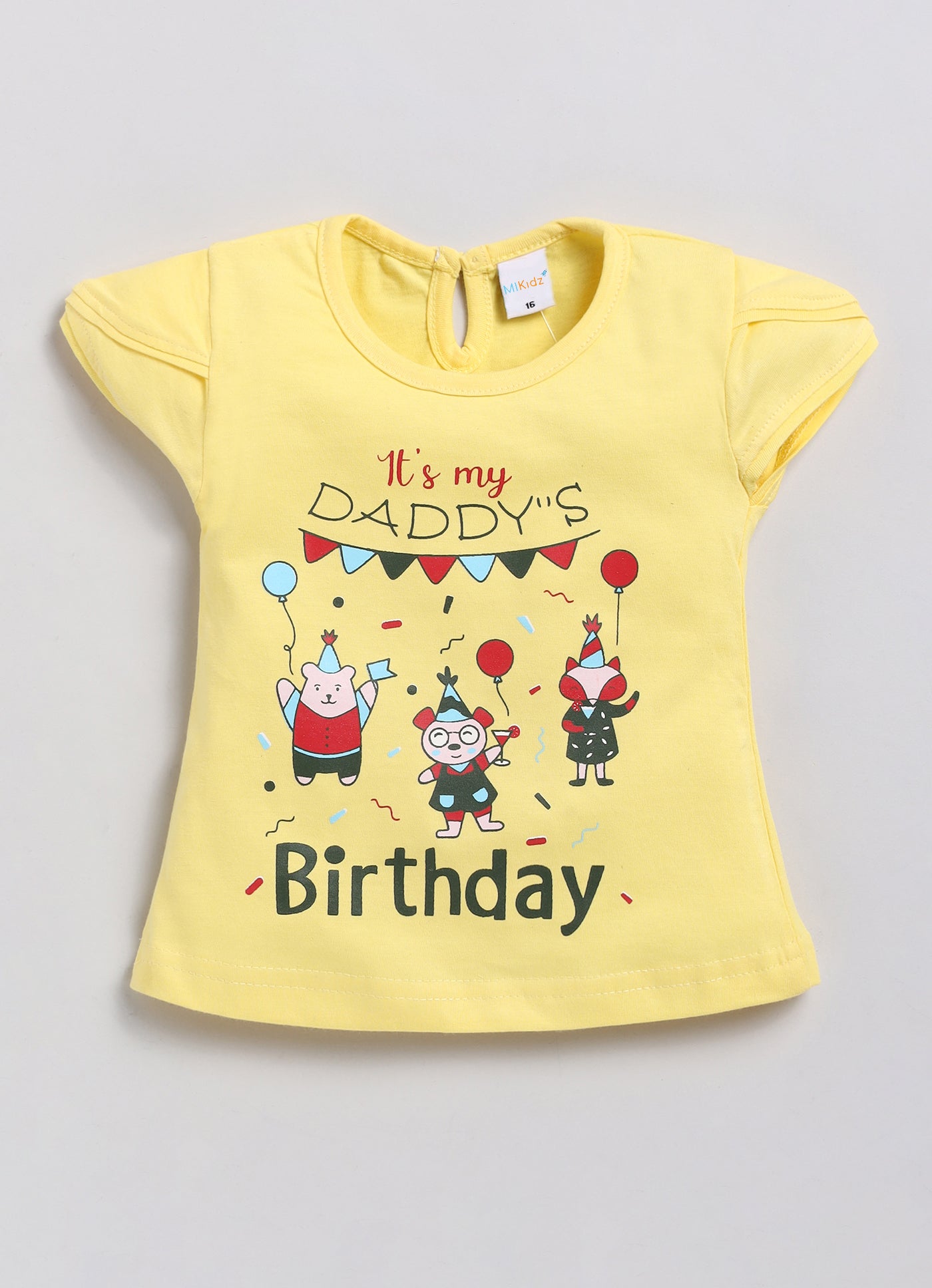 Mars Infiniti Girls Casual Top Skirt (Yellow)