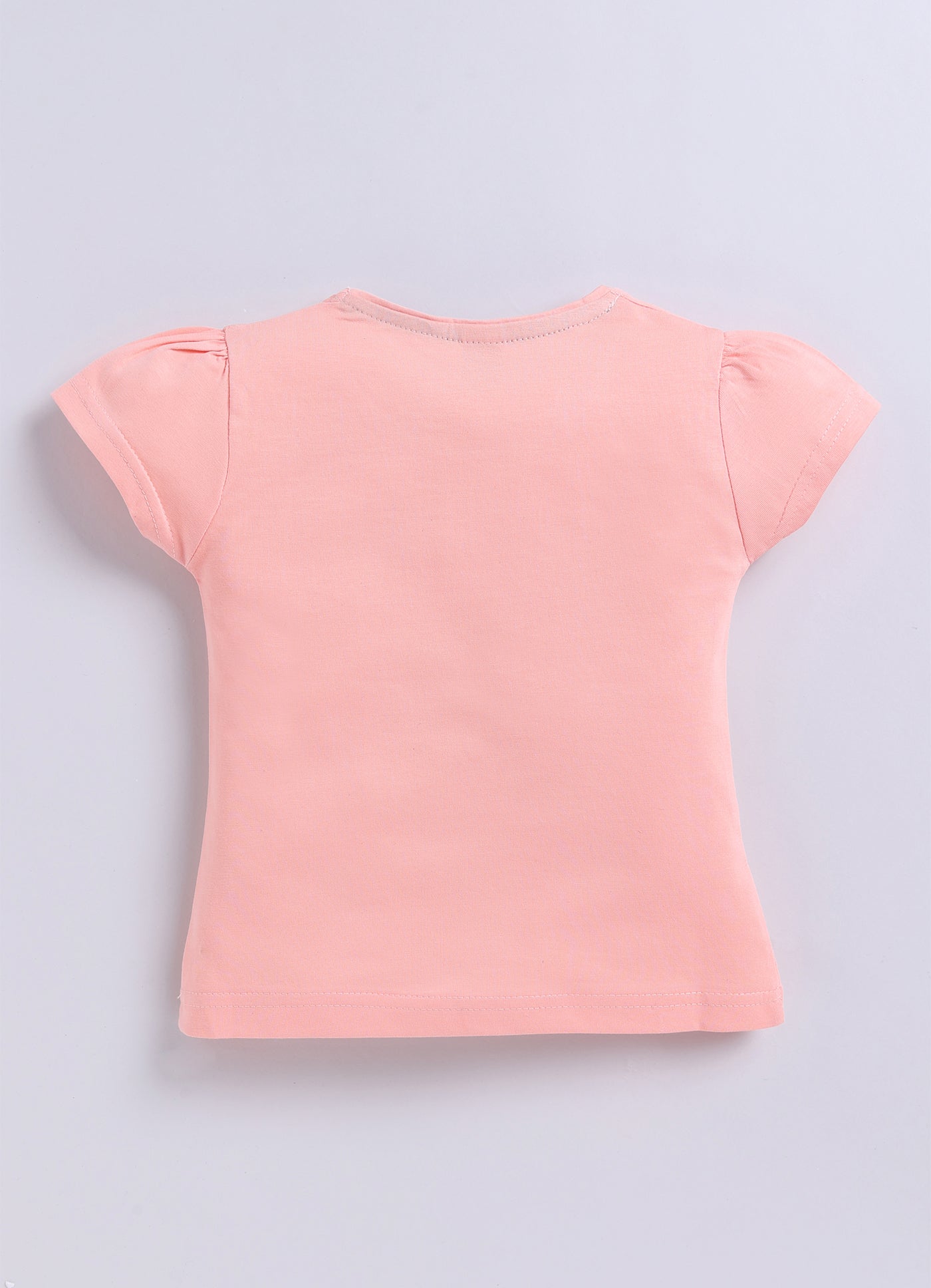Mars Infiniti Girls Graphic Print Pure Cotton Regular T Shirt (Pink, Pack of 1)