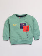 Mars Infiniti Boys & Girls Casual Sweatshirt Track Pants (Mint Green)