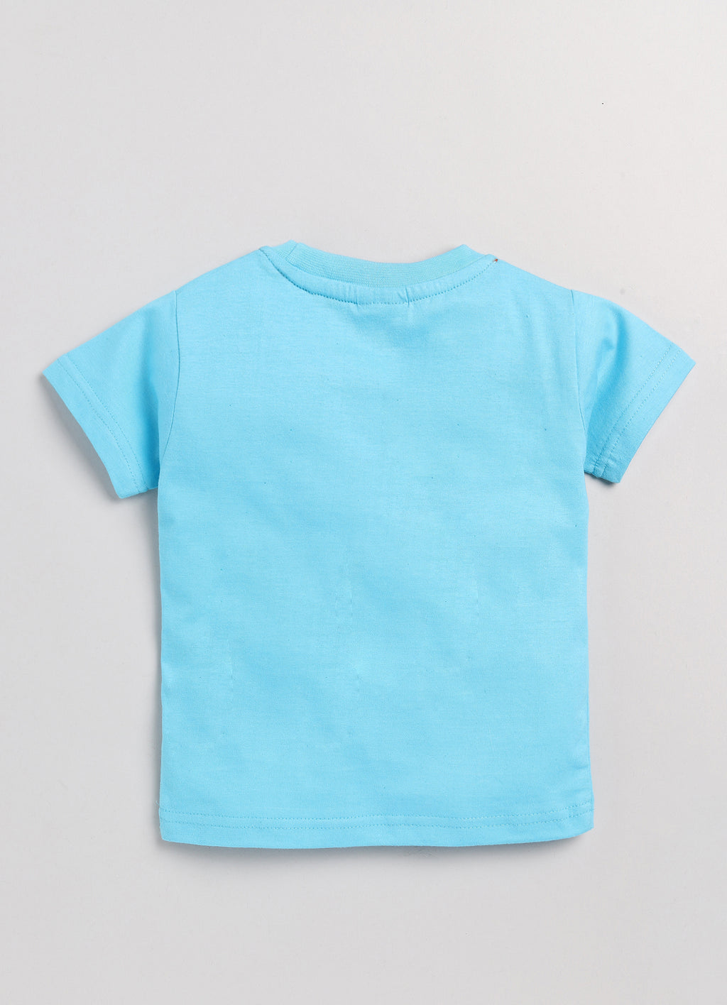 Mars Infiniti Blue Color Stylish Half T Shirt - Mustard
