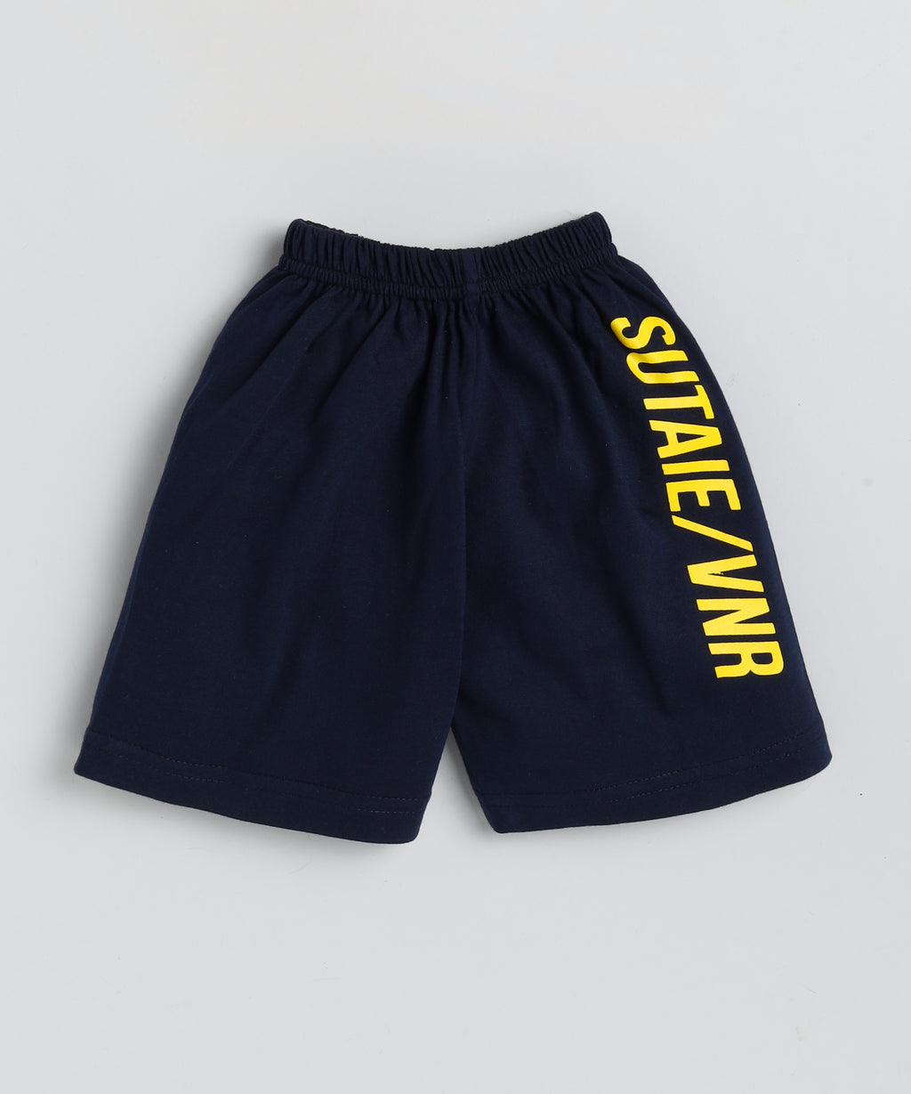 Mars Infiniti Boys Pure Cotton Half Sleeve T-shirt & Shorts Set
