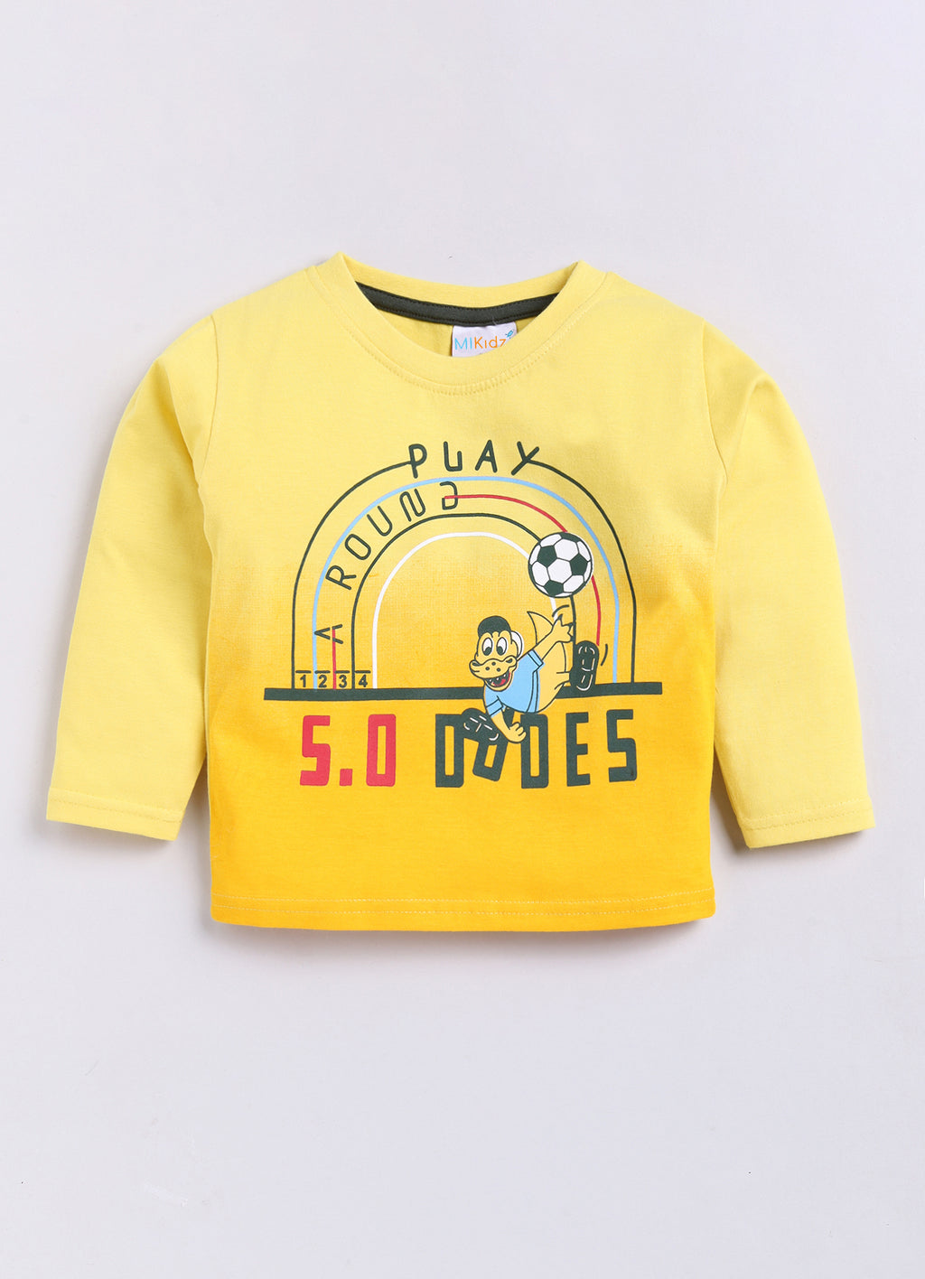 Mars Infiniti Boys Casual T-shirt Track Pants (Yellow)