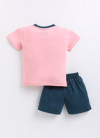 Mars Infiniti Boys Pure Cotton Half Sleeve T-shirt & Shorts Set