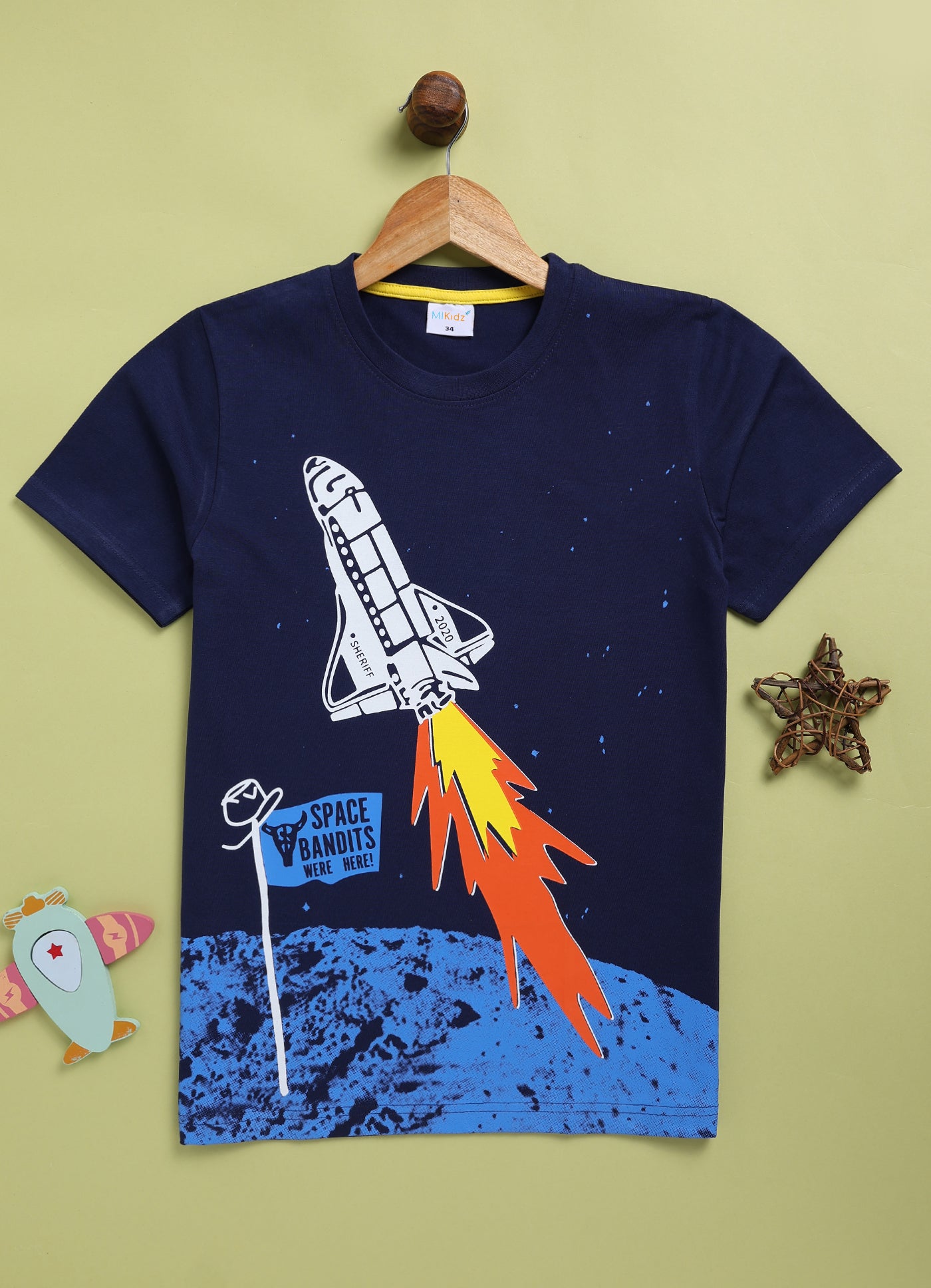 Mars Infiniti Boys Graphic Print Pure Cotton Regular T Shirt - Pack of 4