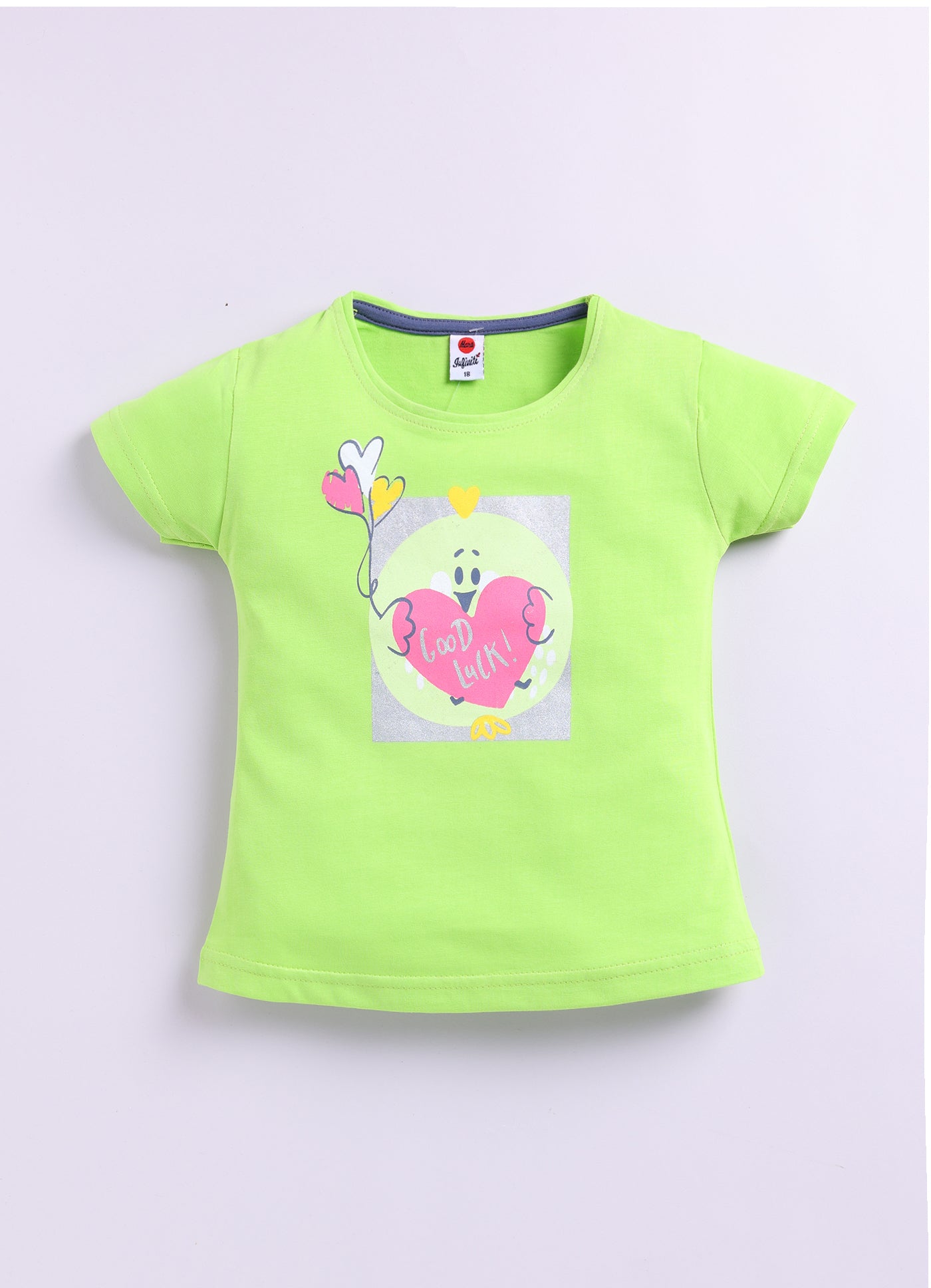 Mars Infiniti Baby Girls Casual Top Shorts (Light Green, blue)