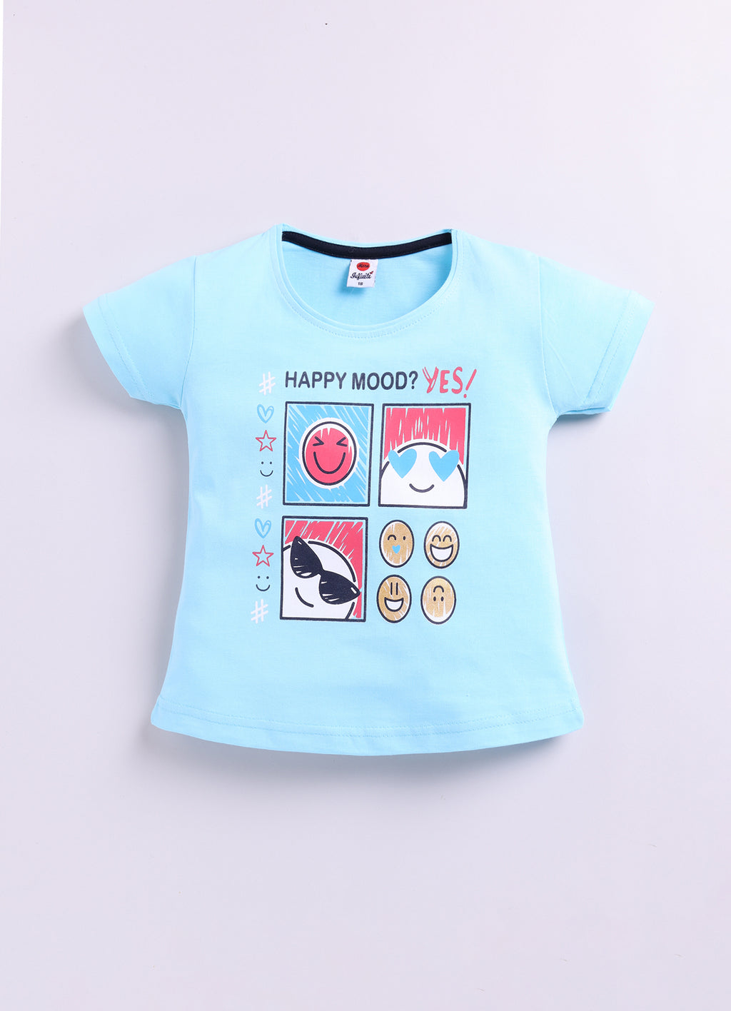 Mars Infiniti Baby Girls Casual Top Capri (light green, sky blue, orange)