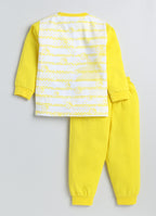 Mars Infiniti Boys & Girls Casual T-shirt Pant (Yellow)