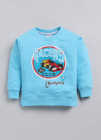 Mars Infiniti Boys & Girls Casual Sweatshirt Track Pants (Sky Blue, Melange)