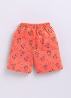 Mars Infiniti Boys Pure Cotton Half Sleeve T-shirt & Shorts Set