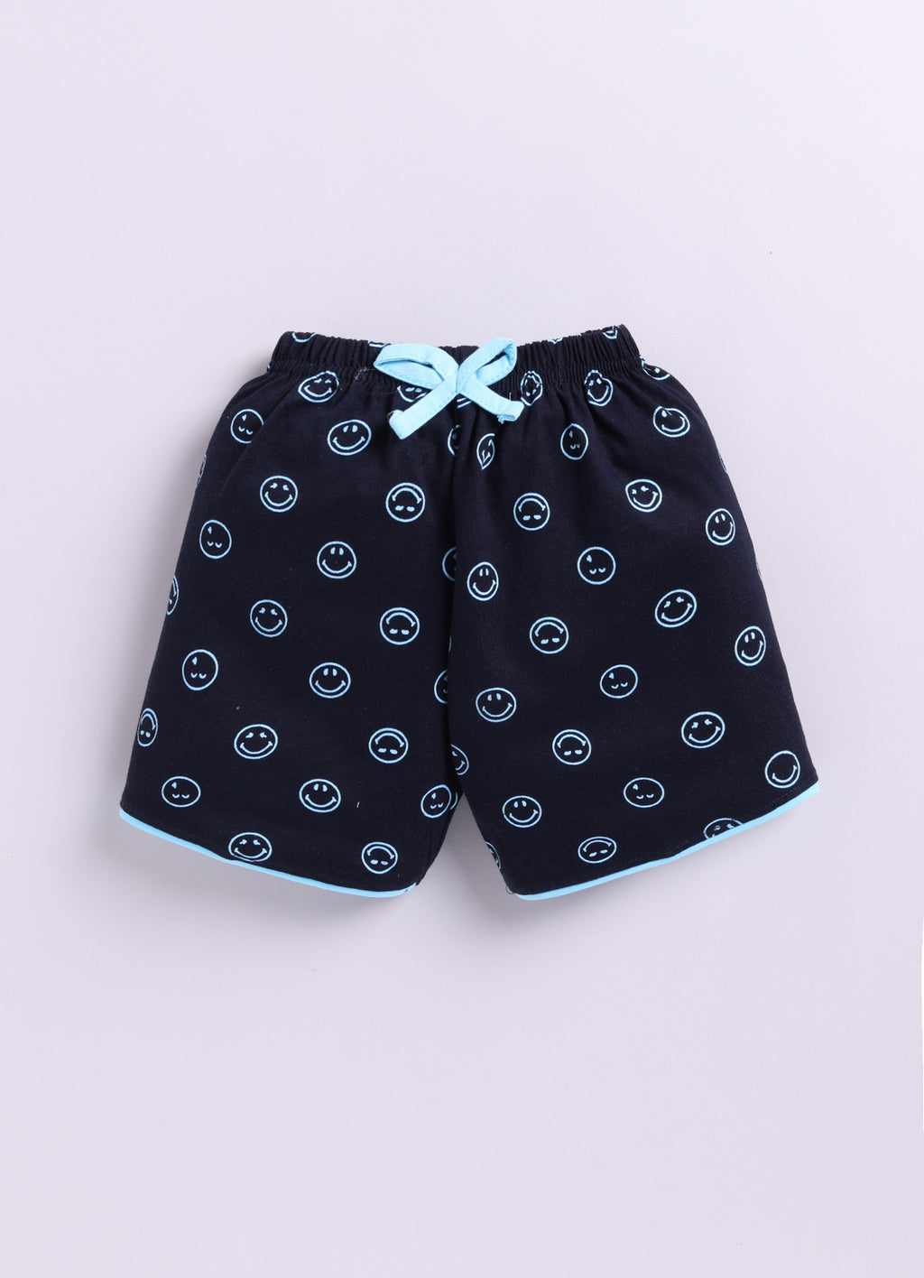 Mars Infiniti Baby Girls Casual Top Shorts (sky blue, navy blue)