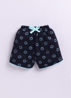 Mars Infiniti Baby Girls Casual Top Shorts (sky blue, navy blue)