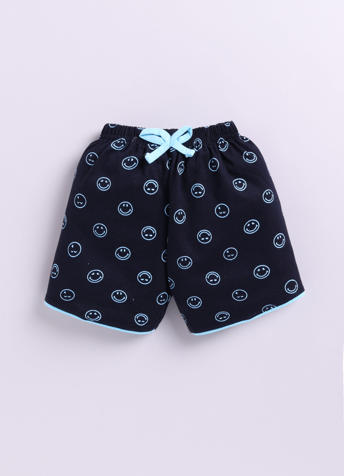 Mars Infiniti Baby Girls Casual Top Shorts (sky blue, navy blue)