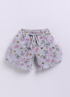 Mars Infiniti Baby Girls Casual Top Shorts (wine, Grey)