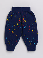 Mars Infiniti Boys & Girls Casual Sweatshirt Track Pants (Yellow & Navy)