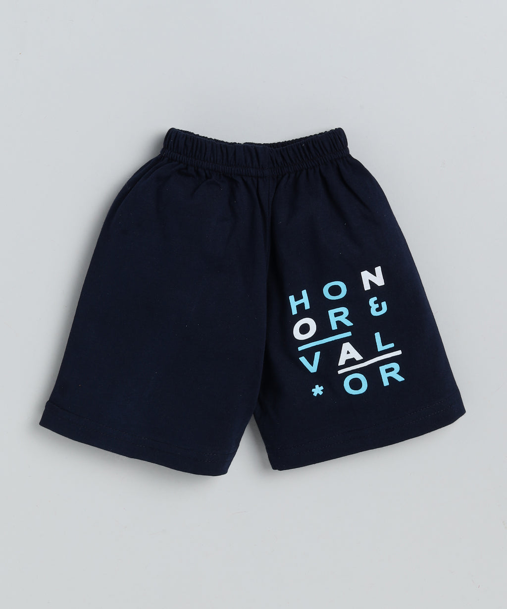 Mars Infiniti Boys Pure Cotton Half Sleeve T-shirt & Shorts Set