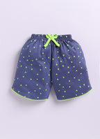 Mars Infiniti Baby Girls Casual Top Shorts (Light Green, blue)