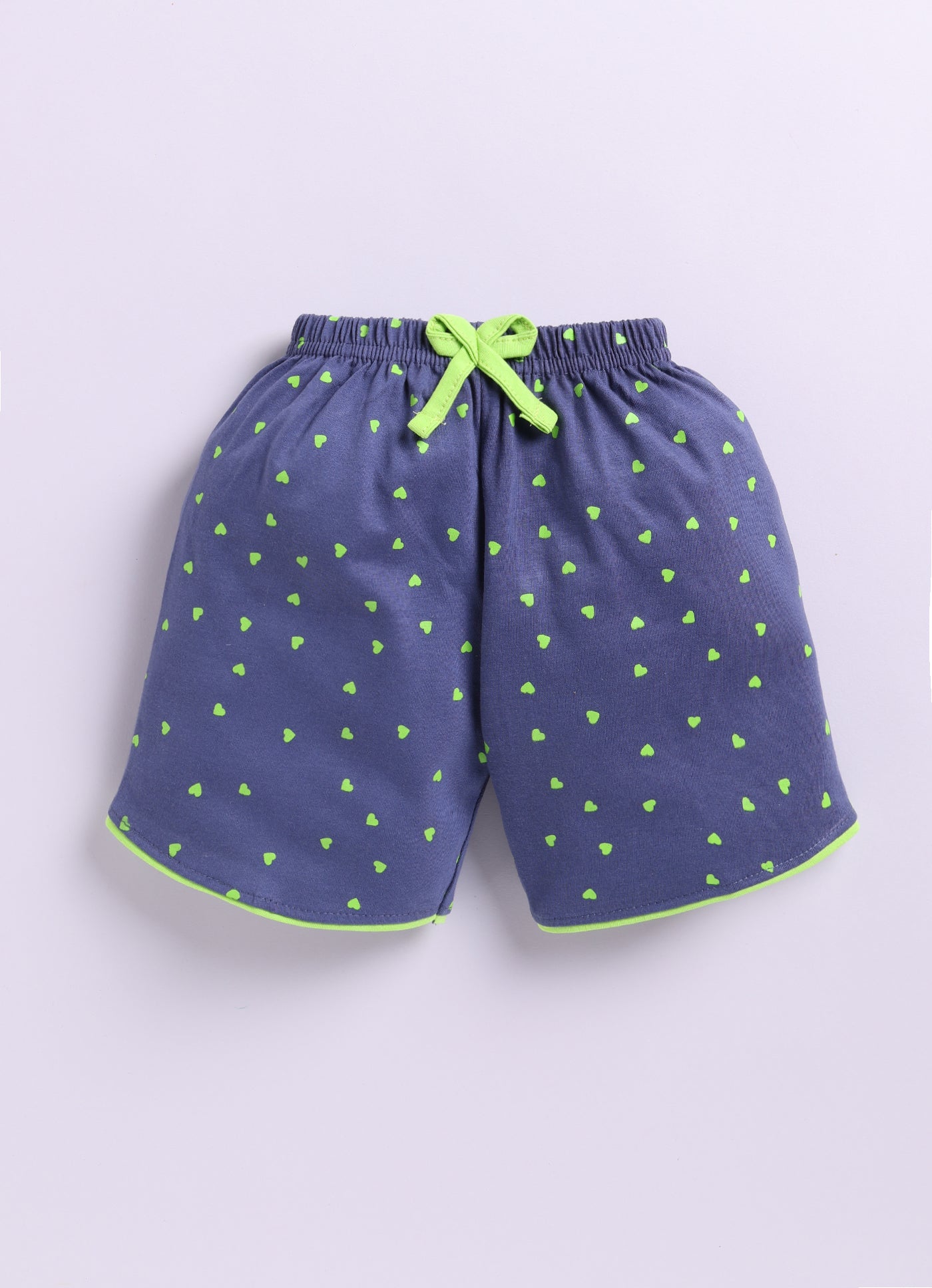 Mars Infiniti Baby Girls Casual Top Shorts (Light Green, blue)