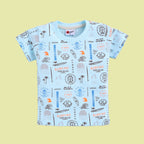 Mars Infiniti Boys Graphic Print Pure Cotton Regular T Shirt Pack of 3 combo