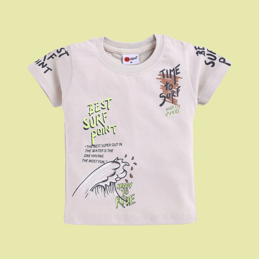Mars Infiniti Boys Graphic Print Pure Cotton Regular T Shirt Pack of 3 combo