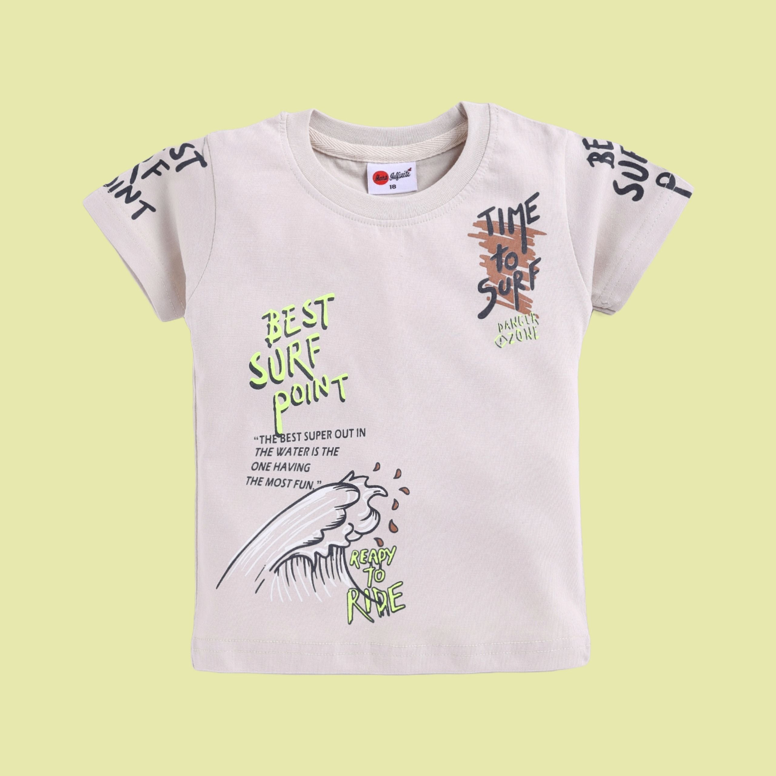Mars Infiniti Boys Graphic Print Pure Cotton Regular T Shirt Pack of 3 combo