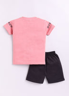 Mars Infiniti Boys Casual T-shirt Shorts (Wine)
