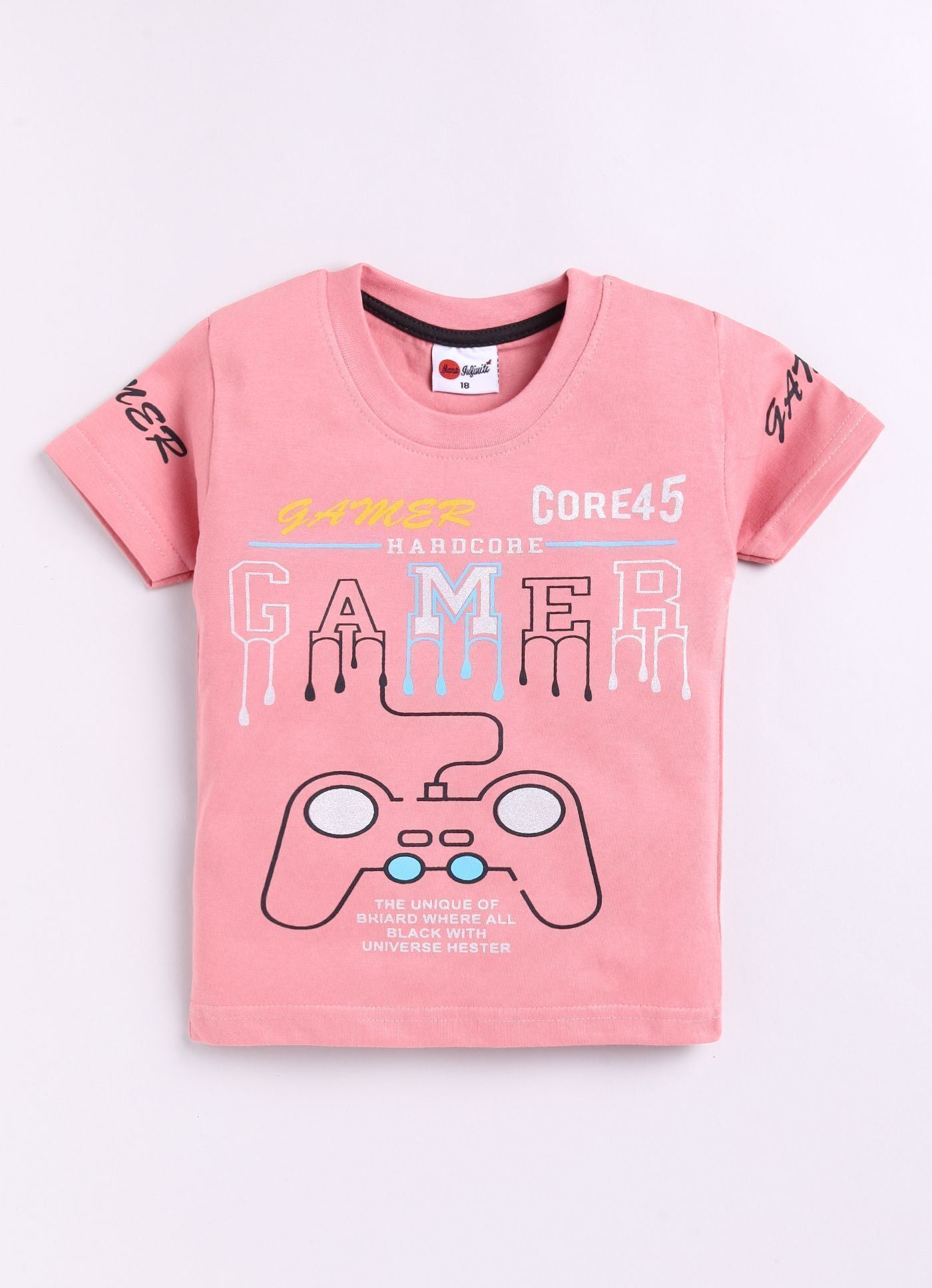 Mars Infiniti Boys Casual T-shirt Shorts (Wine)