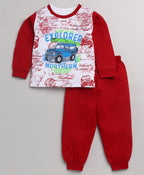 Mars Infiniti Boys & Girls Casual T-shirt Pant (Maroon)