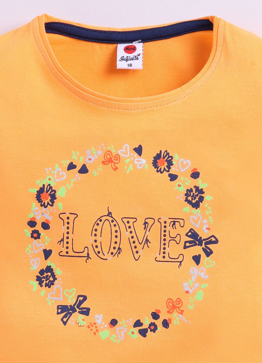 Mars Infiniti Baby Girls Casual Top Capri (light green, sky blue, orange)