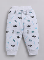 Mars Infiniti Boys & Girls Casual Sweatshirt Track Pants (Sky Blue, Melange)