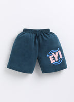 Mars Infiniti Boys Pure Cotton Half Sleeve T-shirt & Shorts Set