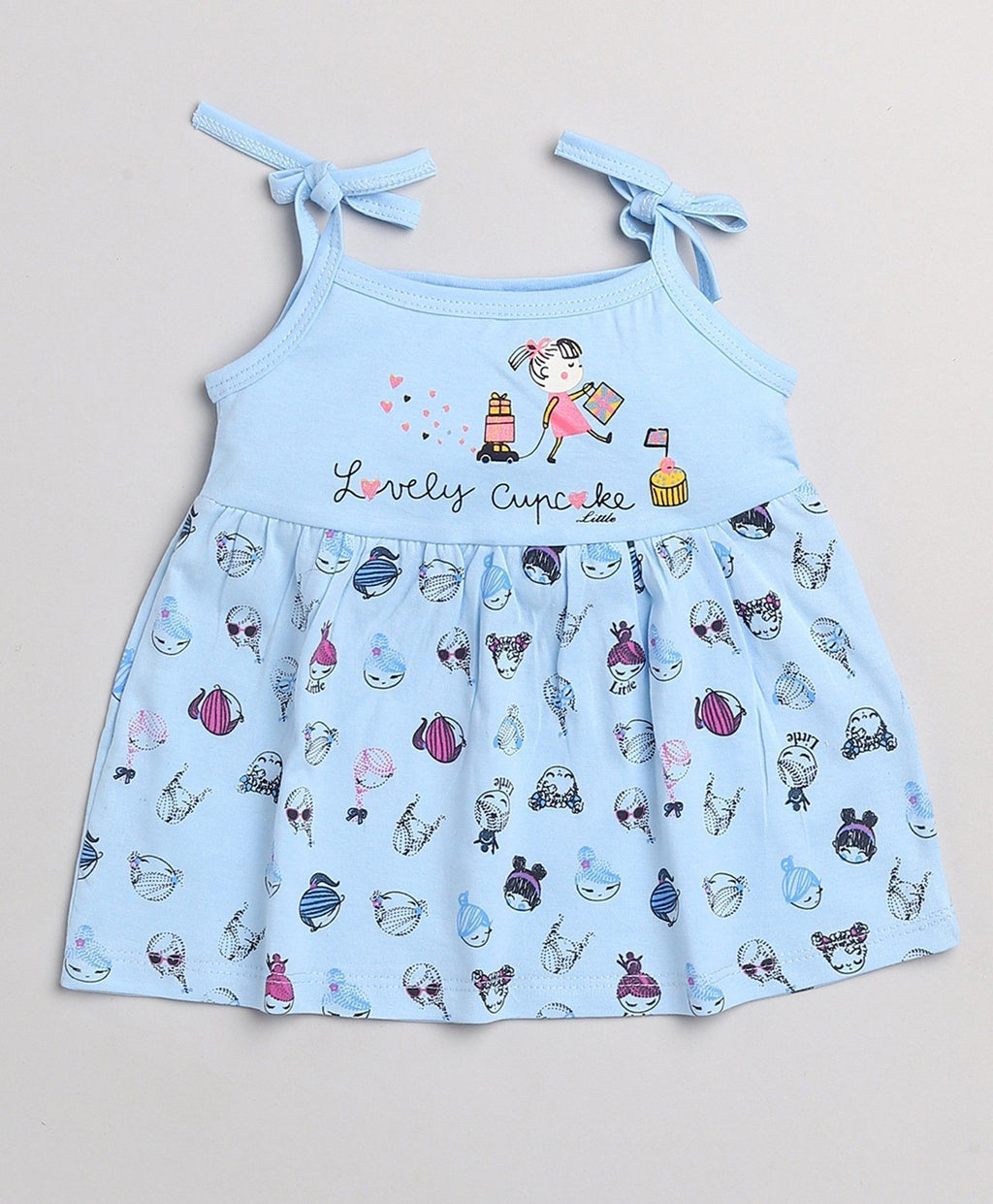 Mars Infiniti Baby Girls Casual Dress Panty (Light Blue)