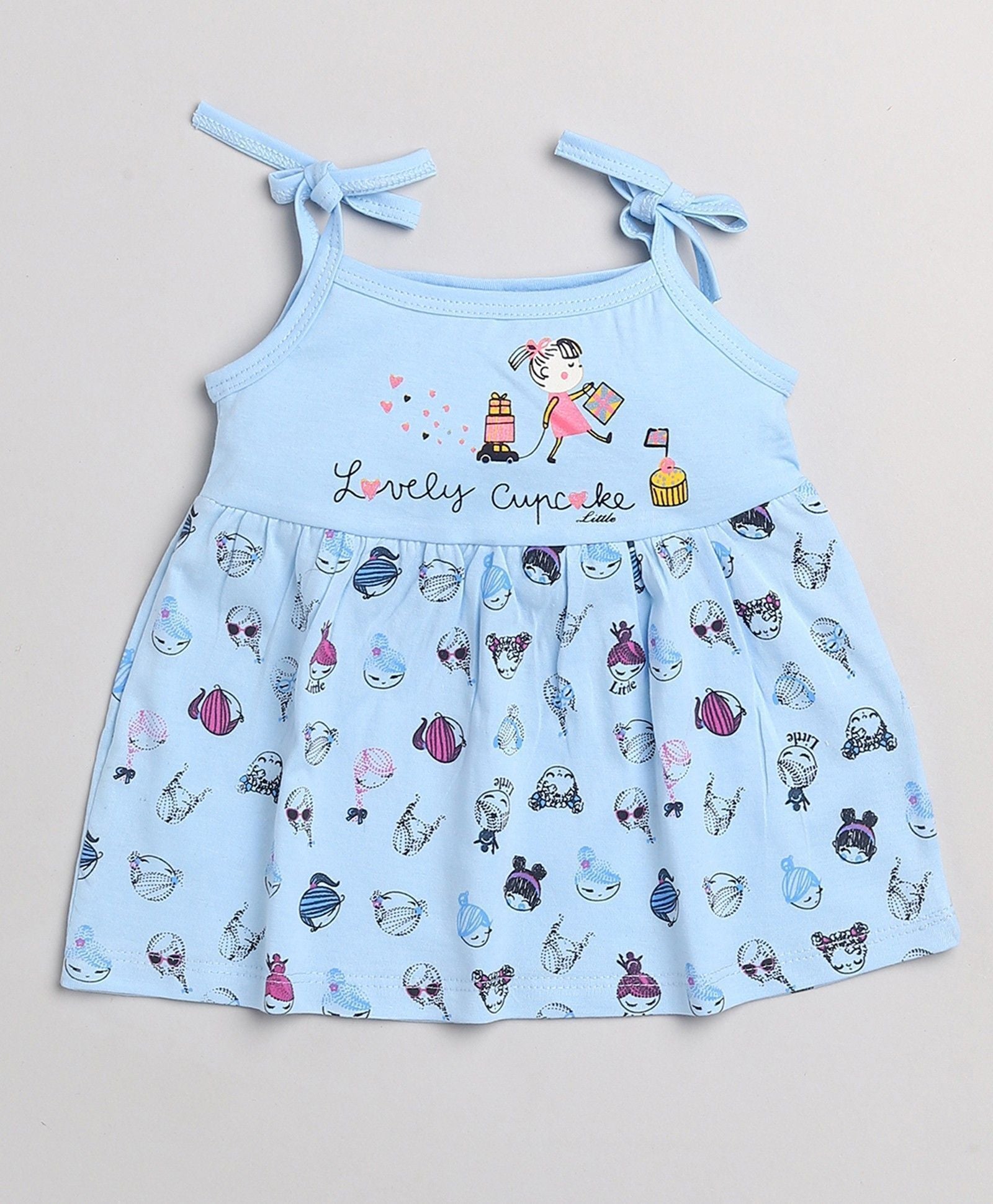 Mars Infiniti Baby Girls Casual Dress Panty (Light Blue)