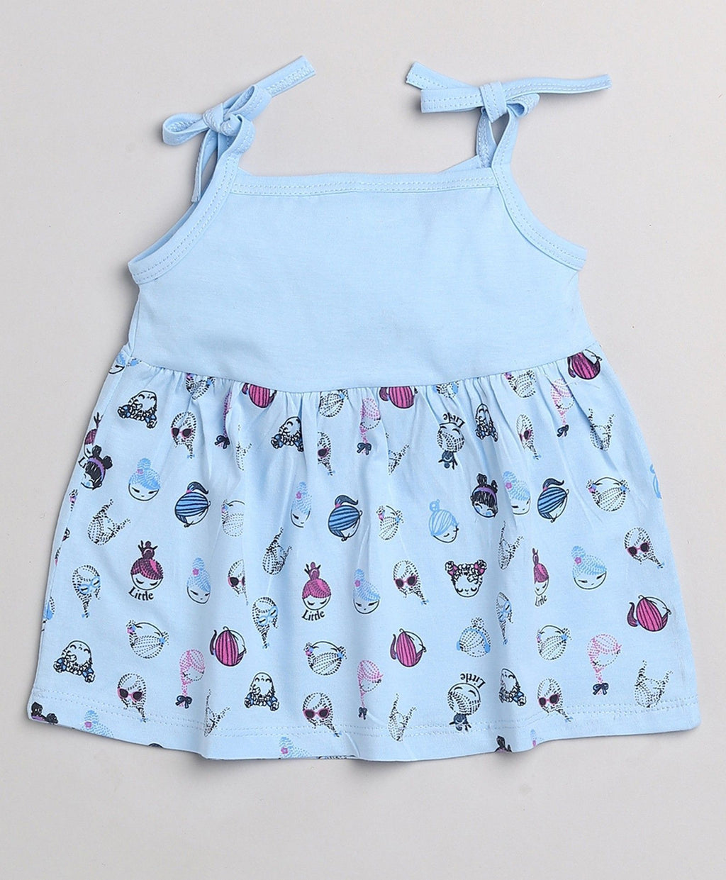 Mars Infiniti Baby Girls Casual Dress Panty (Light Blue)