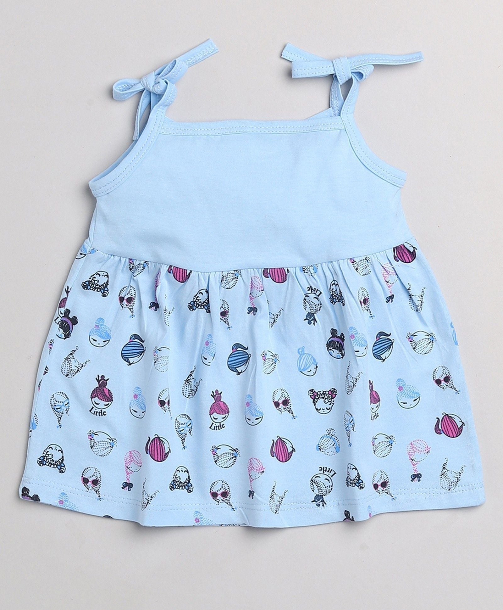 Mars Infiniti Baby Girls Casual Dress Panty (Light Blue)