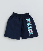Mars Infiniti Boys & Girls Casual T-shirt Shorts (Blue)