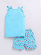 Mars Infiniti Baby Boys & Baby Girls Casual Vest Shorts (Sky Blue)
