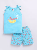 Mars Infiniti Baby Boys & Baby Girls Casual Vest Shorts (Sky Blue)