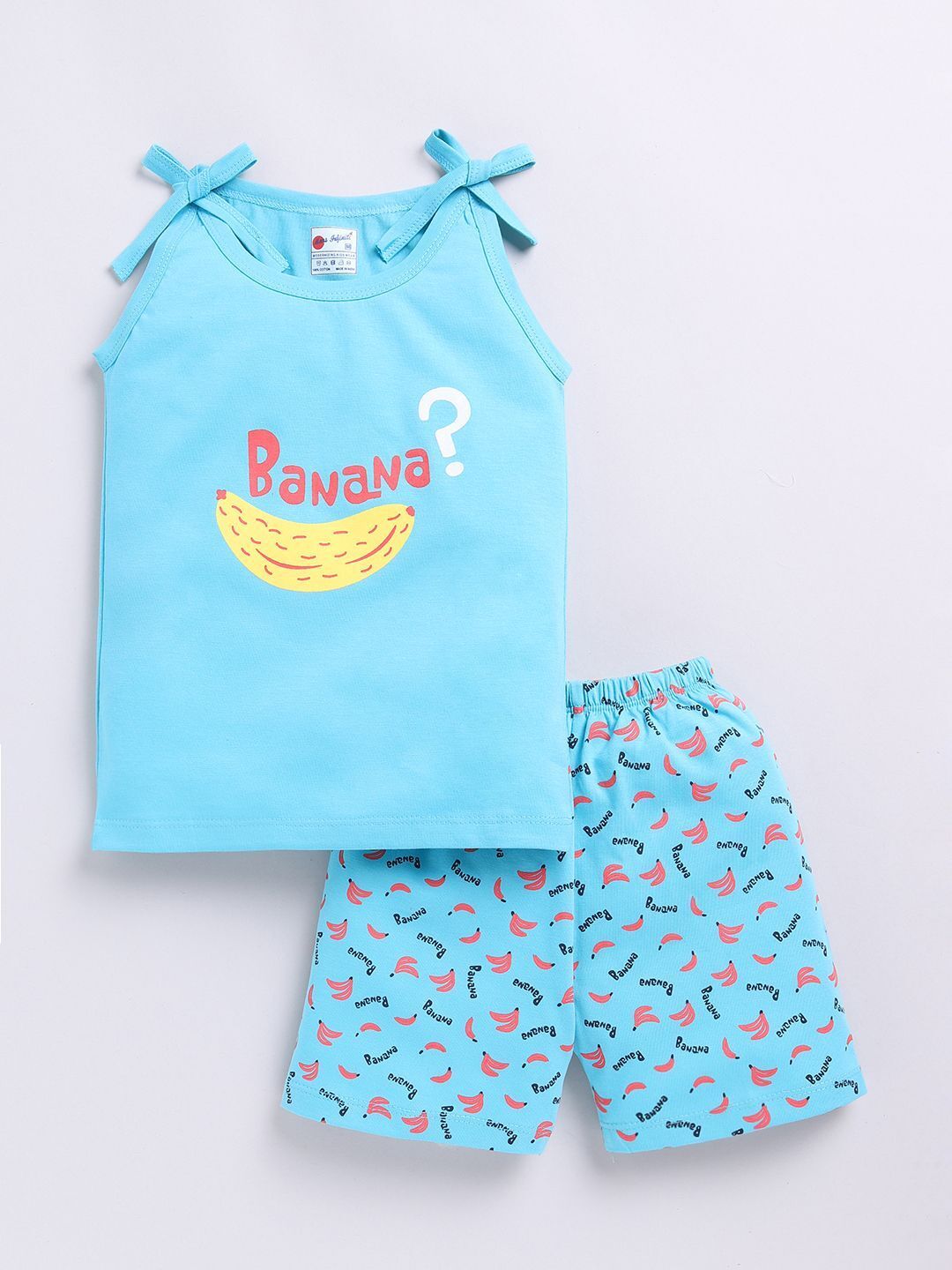 Mars Infiniti Baby Boys & Baby Girls Casual Vest Shorts (Sky Blue)