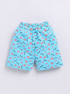 Mars Infiniti Baby Boys & Baby Girls Casual Vest Shorts (Sky Blue)